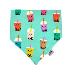 Boba Tea Slip On Dog Bandana
